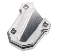 Motorcycle Brake Pads For GL1800 For Goldwing 1800 For GL 1800 2018-2023 Foot Side Stand Enlarger Motorcycle Plate Extension Kickstand Pad Support Aluminum(Silver)