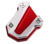 Motorcycle Brake Pads For GL1800 For Goldwing 1800 For GL 1800 2018-2023 Foot Side Stand Enlarger Motorcycle Plate Extension Kickstand Pad Support Aluminum(Red)