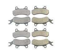 Motorcycle Brake Pads For Maverick X3 For Max For Turbo R 2017 2018 2019 Brake Pad Set Front Rear 17 18 19 For Ryker 600 900 Cc(CARBON SET)