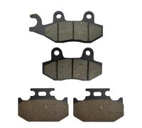 Motorcycle Brake Pads For Suzuki RM TS RMX 125 200 250 RK RL RM RN RP RR DR250 DR350 K L M N P R S SET SEX Motorcycle Front And Rear Brake Pads(Front and rear)