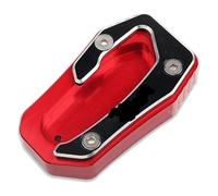 Motorcycle Brake Pads For Y&amaha For T-MAX For TMAX 530 SX DX ForTMAX530 2017-2023 Kickstand Support Plate Motorbike Extender Aluminum Extension Foot Side Stand(Red)