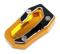 Motorcycle Brake Pads For Y&amaha For T-MAX For TMAX 530 SX DX ForTMAX530 2017-2023 Kickstand Support Plate Motorbike Extender Aluminum Extension Foot Side Stand(Gold)
