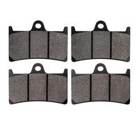 Motorcycle Brake Pads For Y&amaha For TDM900 For TDM 900 2002-2010 For FJR1300 For FJR 1300 2001-2005 Motorcycle Front Rear Brake Pads Parts Disc(2 pairs Front Pads)