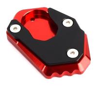 Motorcycle Brake Pads For Z900 For Z 900 For Z900RS For Z900SE 2017-2025 Foot Side Stand Enlarger Motorcycle Plate Kickstand Extension Support Aluminum(Red)