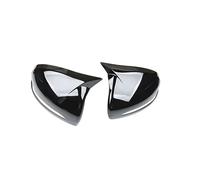 Motorcycle Brake Pads LHD Rearview Side Mirror Cover For Benz E GLC S C Class W205 W213 X253 W222 W238 Wing Cap Exterior Door Rear View Trim(Gloss Black)