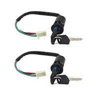 Motorcycle Brake Pads Motorcycle Key Ignition Switch With Wire Lock For Most Quad 50cc/70cc/110cc/125cc/150cc/250cc ATV Lgnition Brake Pad(2pcs)