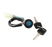 Motorcycle Brake Pads Motorcycle Wire Start Switch Door Locks For Suzuki 50cc-250cc Quad 4 Wheeler ATV Ignition For 2 Key Lgnition Brake Pad(4 Wires Male Plug)