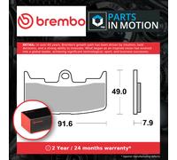 Motorcycle Brake Pads Set Front 07GR68SA Brembo Genuine Top Quality Guaranteed