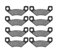 Motorcycle Brake Pads Set Front And Rear Compatible With X 4x4 Trail Gator Petrol Models 2010-2011 And Gator X Models 2004-2008 Fits Various ATV UTV Vehicles(4 Pairs)