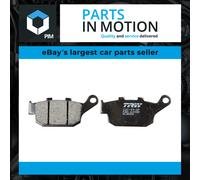 Trw Allround Buell M2 Cyclone 01 Organic Rear Brake Pads Black