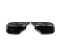 Motorcycle Brake Pads Side Rearview Mirror Cover For BMW 3 5 E39 E46 525i 528i 530i 540i 323i 330i 328i Carbon Fiber Bright Black(2 black)