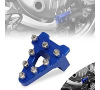 Motorcycle Brake Pedal Tip Aluminum Billet Universal Rear Brake Pedal Lever Step Tip Replacement For CRF50 XR50 and Most of Pit Bikes- Blue