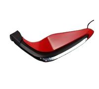 Motorcycle Brake Protector 1 Pair Brake Lever Guard with White or Yellow LED Light Hand shield Protector for Motorcycle Scooter