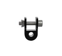 Motorcycle Brake Protector Modified Motorcycle Rear Shock Absorber Booster Alloy Height Enhancer Extension Extender Slider With Screw(1pcs Black)