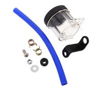Motorcycle Brake Reservoir Plastic Alloy with Mount Bracket Oil Cup | Hydraulic Fluid Tank, Level Display, Stable Installation, Wide Compatibility for Motorcycle Repair or Upgrade