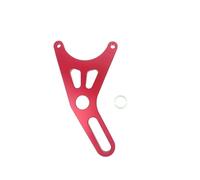 Motorcycle brake rotor 84mm Motorcycle 32mm*2Piston Brake Disc Rotor Caliper With 220mm & Bracket Scooter Accessories(Red)
