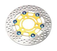 Motorcycle brake rotor 84mm Motorcycle 32mm*2Piston Brake Disc Rotor Caliper With 220mm & Bracket Scooter Accessories(220mm Gd)
