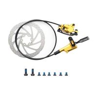 Motorcycle brake rotor Hydraulic Disc Brake 2 Piston Parts Accessories 160mm Rotor Caliper Front Rear 1000/1800mm Oil Set(Left front160mm disc)