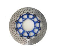 Motorcycle Brake Rotors 1 PCS Universal Floating Disk Motorcycle Brake Disc Pads 260mm Rear General Purpose Adjustable Replacement Kit