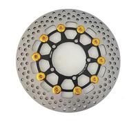 Motorcycle Brake Rotors 1 PCS Universal Floating Disk Motorcycle Brake Disc Pads 260mm Rear General Purpose Adjustable Replacement Kit