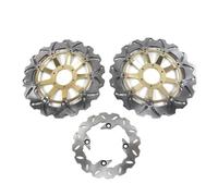 Motorcycle Brake Rotors 1 Set For CBR F 600 1999 2000 Motorcycle Floating Front Brake Disk Rear Disc Rotor General Purpose Adjustable Replacement Kit