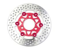 Motorcycle Brake Rotors Universal 220mm Motorcycle Brake Disc Rotor Floating Disk Pitching General Purpose Adjustable Replacement Kit Accessories