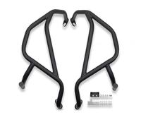 Motorcycle Bumper Fit For Cfmoto 450MT 2024 2025 Motorcycle Frame Bumper Anti-Crash Bar Anti-Fall Protection Kit Engine Protective Cover(Upper bumper Black)