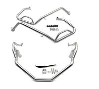 motorcycle bumper For XADV750 2021-2024 Motorcycle Upper Engine Guard Crash Bar Stainless Steel Bumper Frame Protector Guard Bumper Motorcycle(Full Set-Silver)