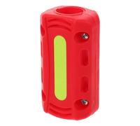 Motorcycle Bumper Guard 22mm Plastic Anti-collision Block | Impact-resistant, Lightweight Design, Wear-resistant Finish, Easy Installation, Red Trim for Motorcycle and Vehicle Use