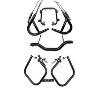 Motorcycle Bumper Motorcycle Crash Bar for BMW R 1200RT R1200 RT 2004-2009 2010 2011 2012 2013 R1200RT Front&Rear for Engine(1 Set Bumper Black)