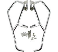 Motorcycle Bumper Motorcycle For Engine Guard For BMW K1600GTL K1600GT 2011-2023 Front Rear Highway Crash Ba(Chrome-front)