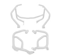 motorcycle bumper Motorcycle Upper Lower Engine Guard Crash Tank Bar Bumper Fairing Frame Protector For BMW For F 900R For F 900XR 2020 2021 Guard Bumper Motorcycle(Silver Full set)