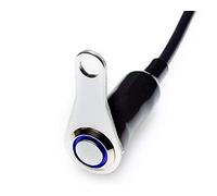 Motorcycle Button Handlebar Switch Starter Button | Horn | Kill Switch with LED Accent Ring - ON/OFF SWITCH