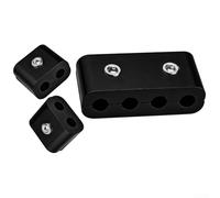 Motorcycle Cable Clamp Set CNC Aluminum for For DURABLE Wire Routing and General Compatibility Across Most Motorcycle Types (XJ-002-Black)