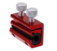 Motorcycle Cable Lubricator Tool for Clutch Throttle Brake Lines, Aluminum Alloy Wire Harness Oiler with Double-Ended Clamp, Kit for Most Motorcycles & Electric Vehicles, 1 Pack(Red)