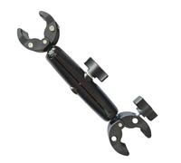 Motorcycle Camera Mount Double Headed Anti-Slip Heavy Duty 360-Degree