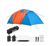 Motorcycle Camping Tent 3-4 Person for Waterproof Backpacking w/Integrated Port,Improving Efficiency