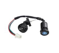 Motorcycle Cap Ignition Switch Universal Motorcycle With 4 Wire Ignition Switch Key Start Switch Door Locks ATV For 50cc-250cc(1X waterproof)