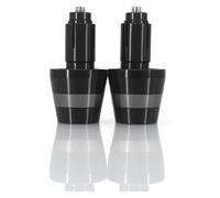 Motorcycle Caps Ends Handlebar Plug For T&riumph For Day&tona 600/650/675 ABS/SE For Triple Street For Scrambler/Twin/Cup Motorcycle Handlebar Ends Bar Weights Accessories(1 Pairs Gray-b)
