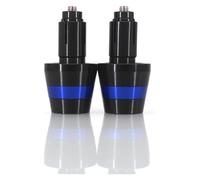 Motorcycle Caps Ends Handlebar Plug For T&riumph For Day&tona 600/650/675 ABS/SE For Triple Street For Scrambler/Twin/Cup Motorcycle Handlebar Ends Bar Weights Accessories(1 Pairs Blue-b)