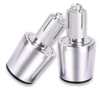 Motorcycle Caps Ends Handlebar Plug For T&riumph For Speed Four 600 For Speed Triple R RS S For TWIN For SPEEDMASTER CNC Handle Bar Handlebar Grips Cap End Handle Plugs(Silvery)