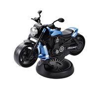 Motorcycle Car Air Freshener with Rotating Base, Blue and Black Sports Bike Aromatherapy Diffuser, Dashboard Ornament Decoration