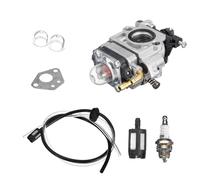Motorcycle Carb Carburetor 15Mm 2 Stroke Carburettor For 43Cc 47Cc 49Cc 50Cc 52Cc Scooter ATV Dirt Bike Lawn Mower