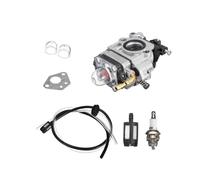 Motorcycle Carb Carburetor 15mm 2 Stroke Carburettor For 43Cc 47Cc 49Cc 50Cc 52Cc Scooter ATV Dirt Bike Lawn Mower