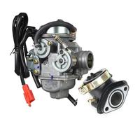 Motorcycle Carb For PD24J For GY6 For 125cc 150cc 24mm 4 Stroke ATV Motorcycle Carburetor Motorbike Universal Accessories Replacement Parts