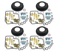 Motorcycle Carb Rebuild Kit For For CB-1 400CC For CB400F For CB400 | NC27 Four-cylinder Motorcycle Carburetor Repair Kit With Diaphragm Parts(Style A)