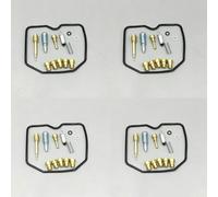 Motorcycle Carb Rebuild Kit For Kawasaki GPX600R GPX600 R 1988-1996 | Motorcycle Carburetor Repair Kit Carb Overhaul Set Float Plunger Diaphragm Part(Style C)