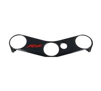 Motorcycle Carbon Fiber Decal Sticker Pad Triple Tree Top Clamp Upper Front Protector For Yamaha YZFR6 YZF R6 600 tank sticker(Color1)
