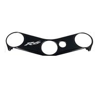Motorcycle Carbon Fiber Decal Sticker Pad Triple Tree Top Clamp Upper Front Protector For Yamaha YZFR6 YZF R6 600 tank sticker(Color2)