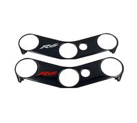 Motorcycle Carbon Fiber Decal Sticker Pad Triple Tree Top Clamp Upper Front Protector For Yamaha YZFR6 YZF R6 600 tank sticker(Color3)